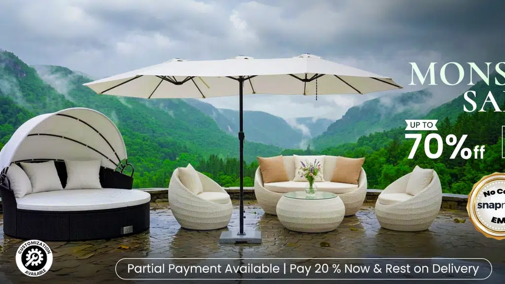 Devoko Outdoor and Indoor Patio Furniture Set