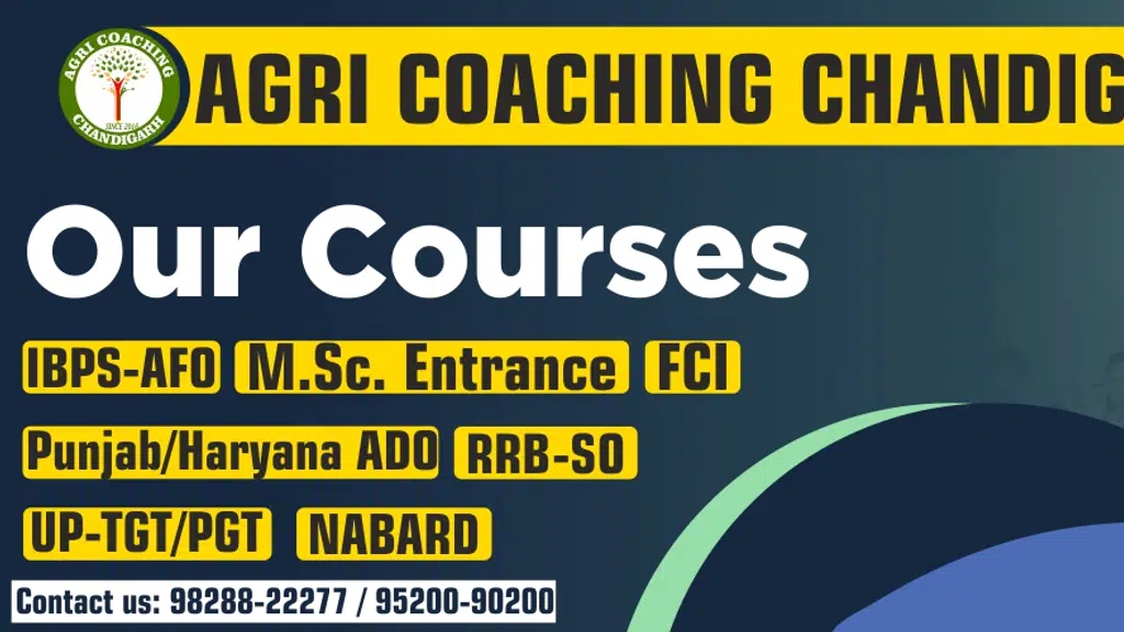 Agri Coaching Chandigarh