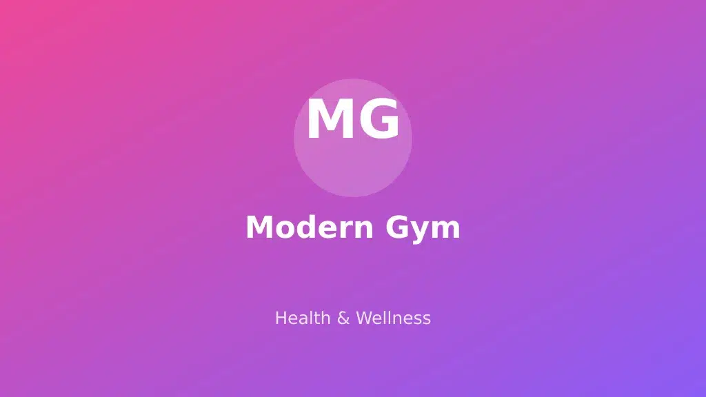 Modern Gym