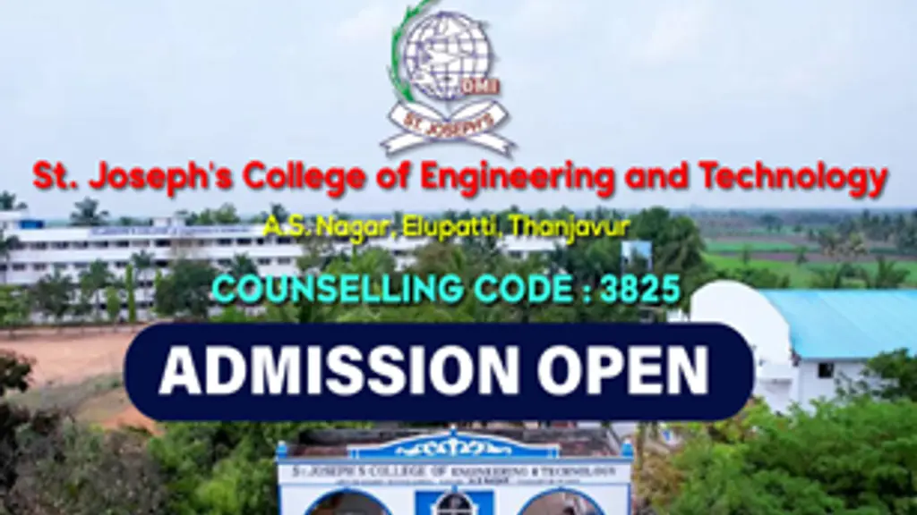 St.Joseph's College of Engineering & Technology, Thanjavur