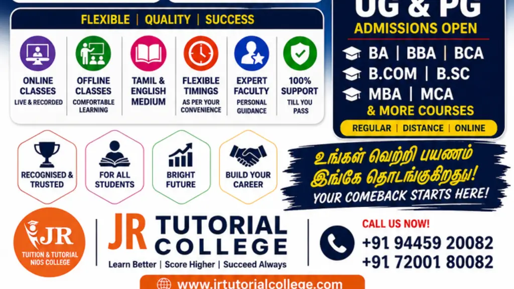 JR Tuition & JR Tutorial college | Nios Academy Best coaching