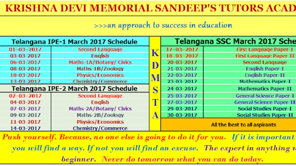 Krishna Devi Memorial Sandeep's Tutors Academy