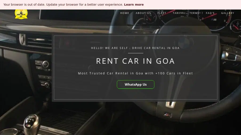 Rent Car in Goa