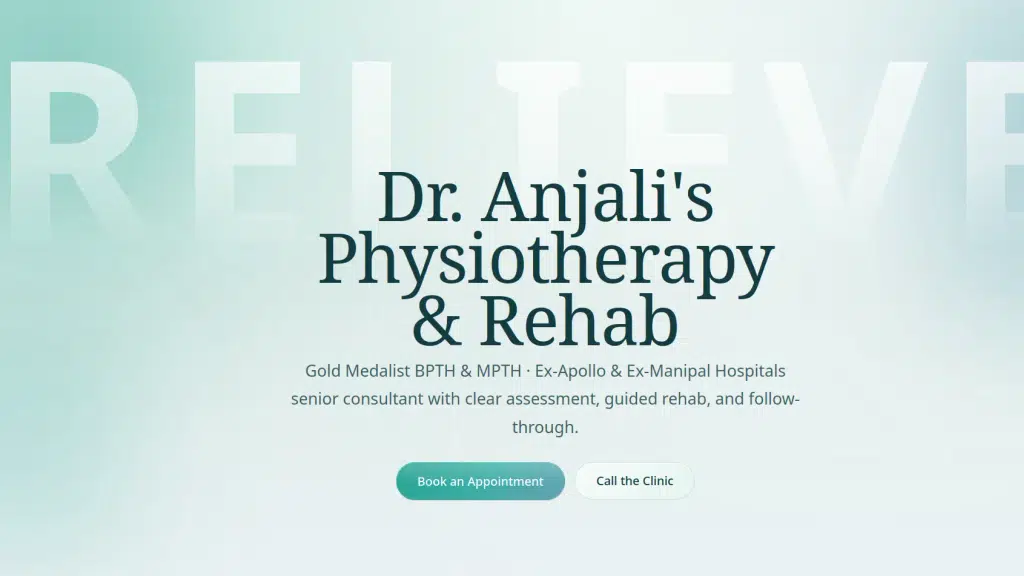 Anjali Physiotherapy and Rehabilitation Clinic