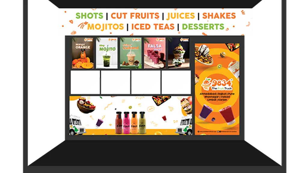 9834 The Fruit Truck & Window