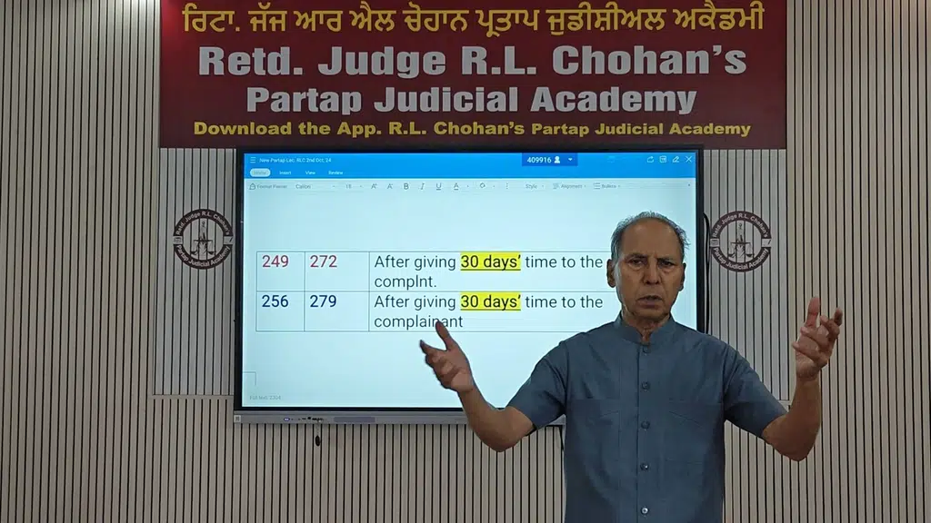 Retd. Judge R L Chohan Judicial Academy
