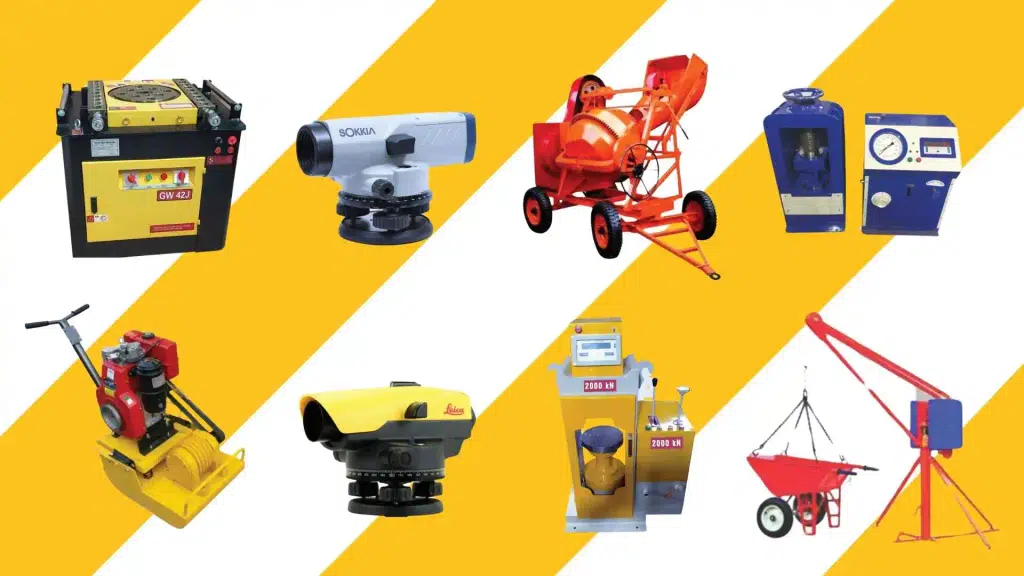 Construction Equipment Centre - Auto Level Instrument | Cube Moulds | Minilift | Bar Bending & Bar Cutting Suppliers in Hyd