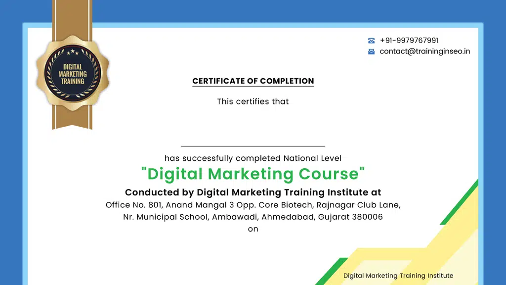 Digital Marketing Training