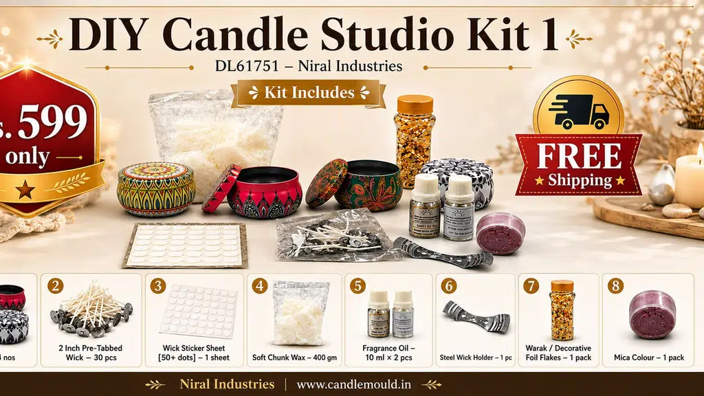 Silicone Candle Moulds / Molds - Niral Industries Mumbai India