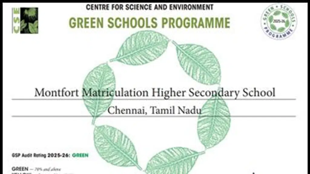 Montfort School, St. Thomas Mount, Chennai-16