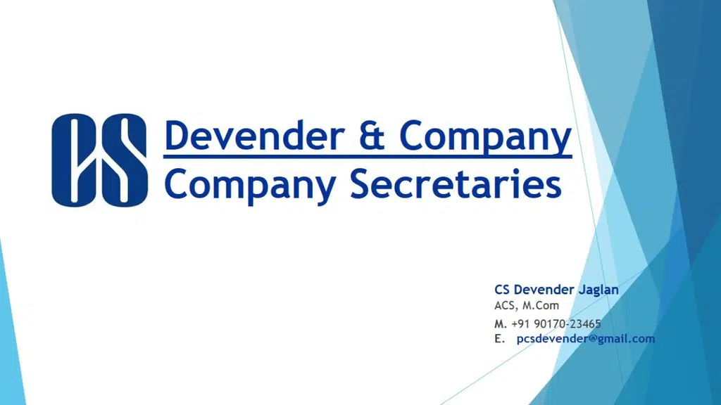 Devender & Company, Company Secretaries