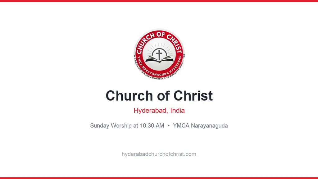 Church Of Christ Narayanaguda Hyderabad