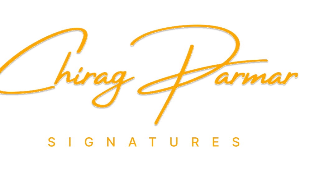 Chirag Parmar Signatures
