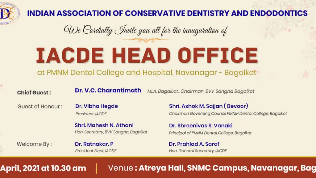 Indian Association of Conservative Dentistry and Endodontics