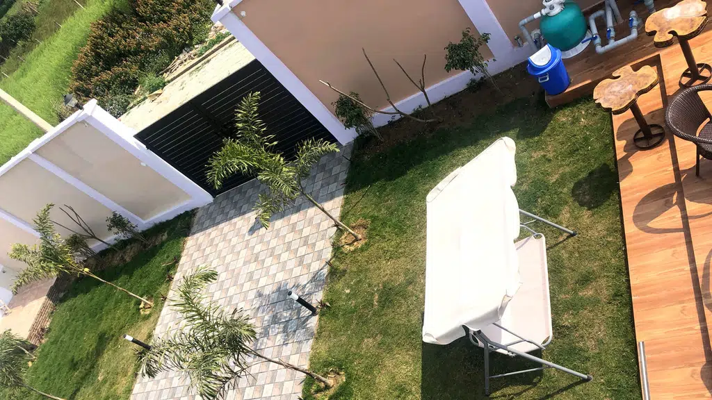 Poolside Portico