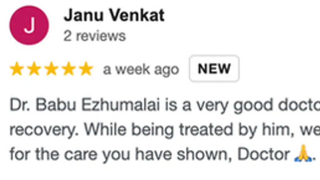 Dr. Babu Ezhumalai - Interventional Cardiologist