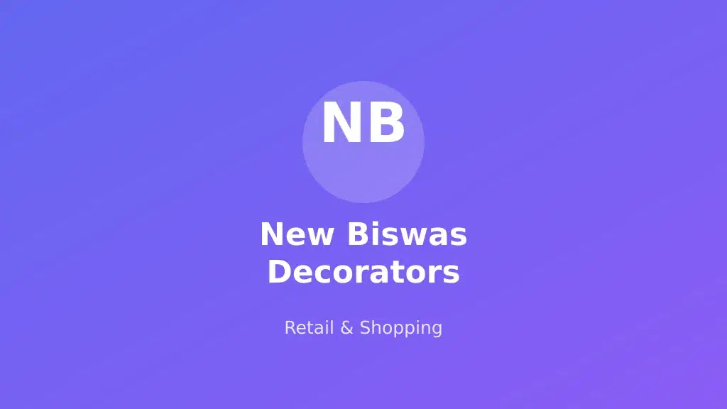 New Biswas Decorators