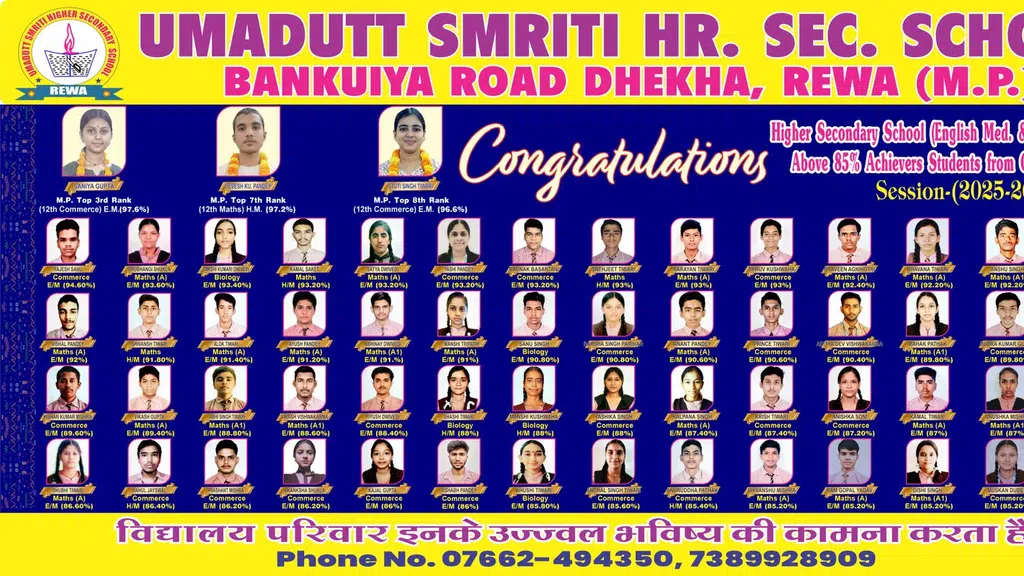 Umadutt Smriti Hr Sec School Dhekha Rewa