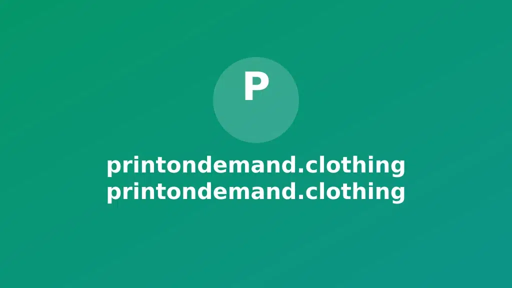 printondemand.clothing