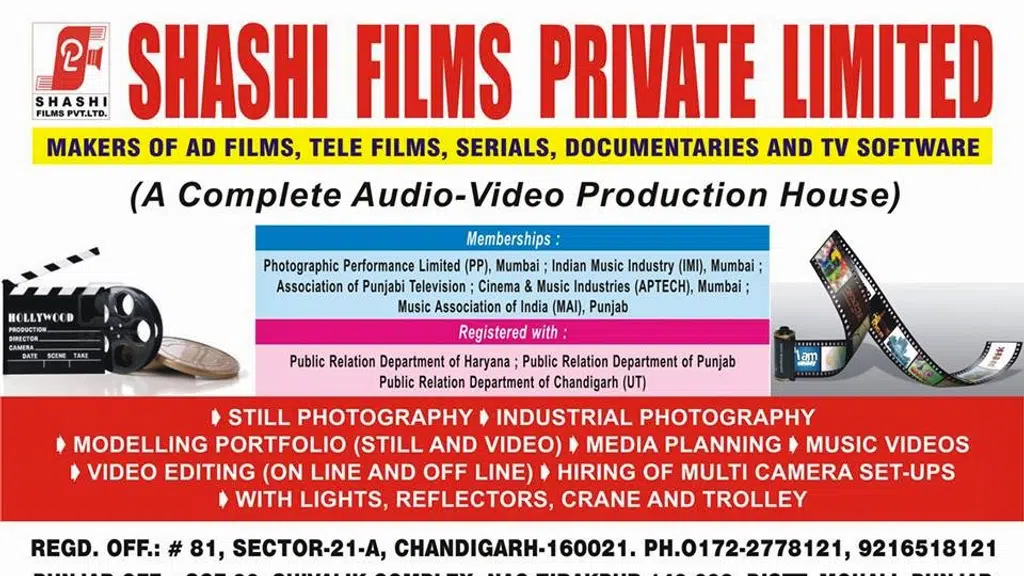 Shashi films Private Limited Zirakpur