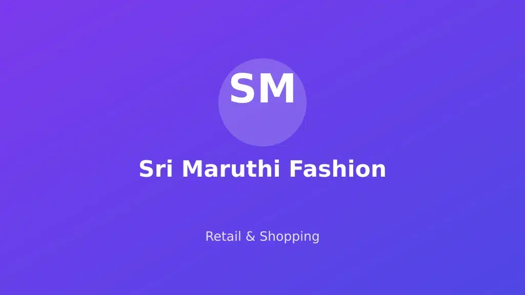 Sri Maruthi Fashion