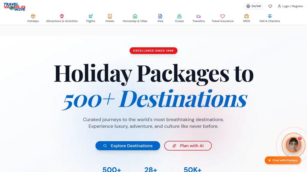 Travel worldwide