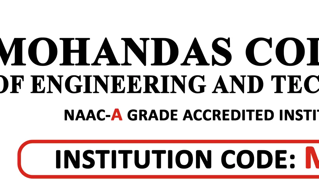Mohandas College of Engineering and Technology