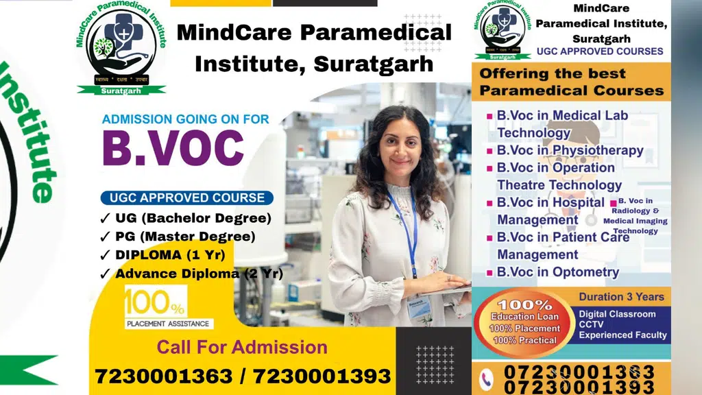 MindCare Paramedical Institute, Suratgarh