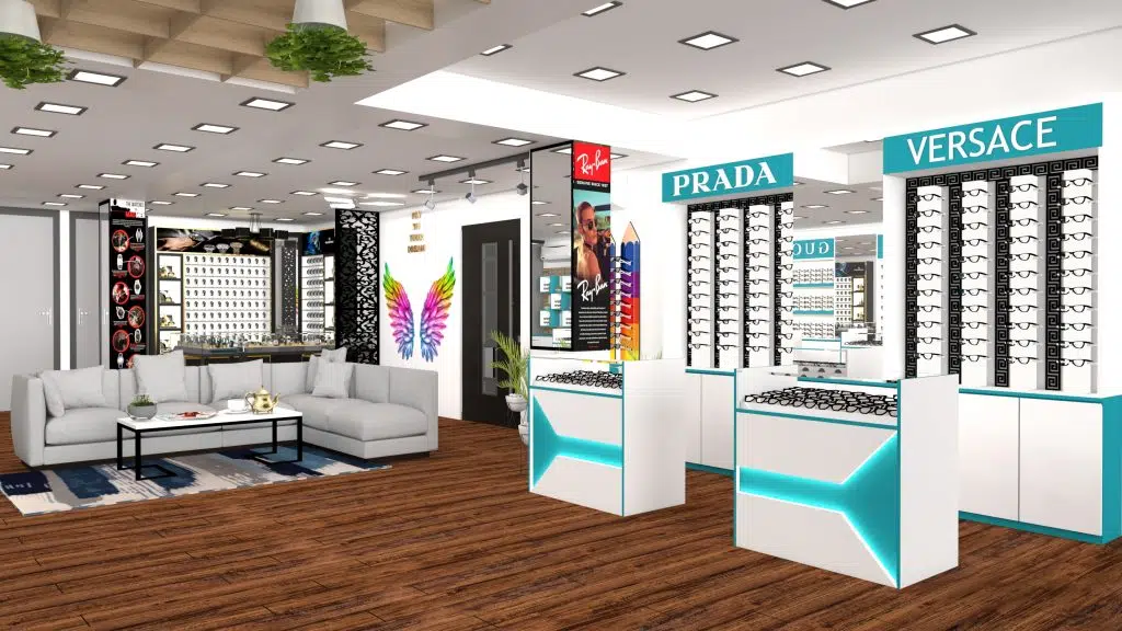 Woodonz Optical Showroom Designer