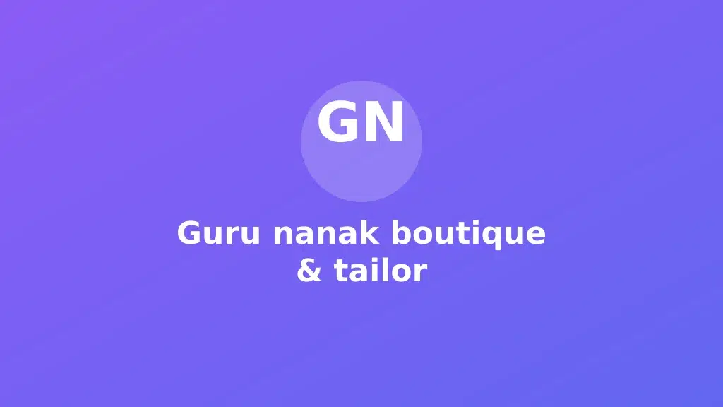 Guru nanak boutique & tailor