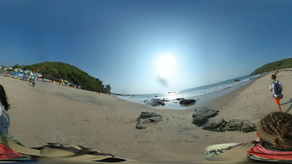Paragliding in GOA. Arambol, Sweet Lake