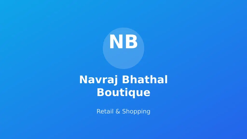 Navraj  Bhathal Boutique