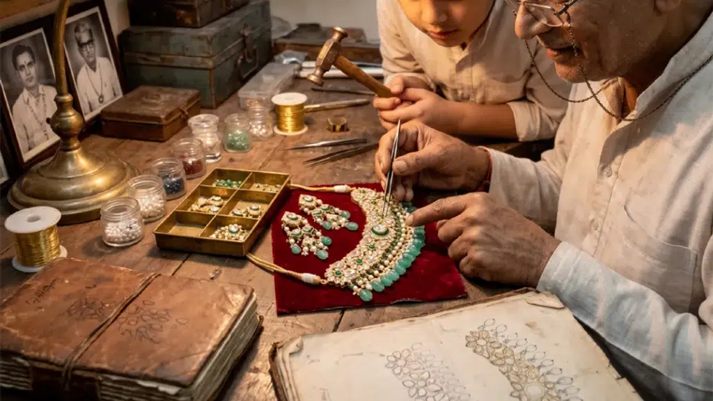 Jadau Kundan Meena Jewellery