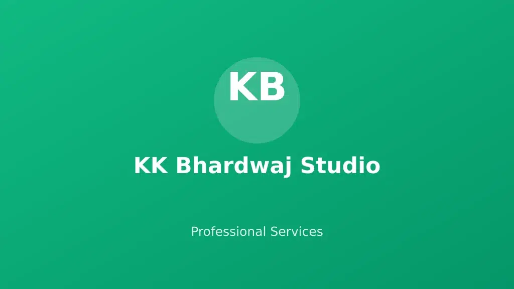 KK Bhardwaj Studio