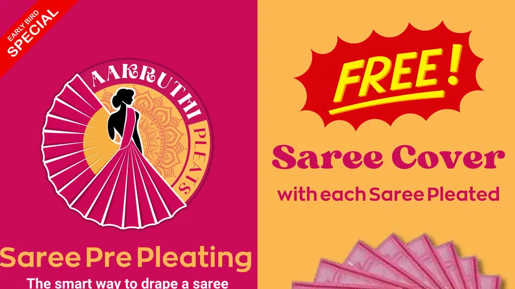 AAKRUTHI PLEATS | BEST SAREE PRE-PLEATING, BOX FOLDING & DRAPING Service