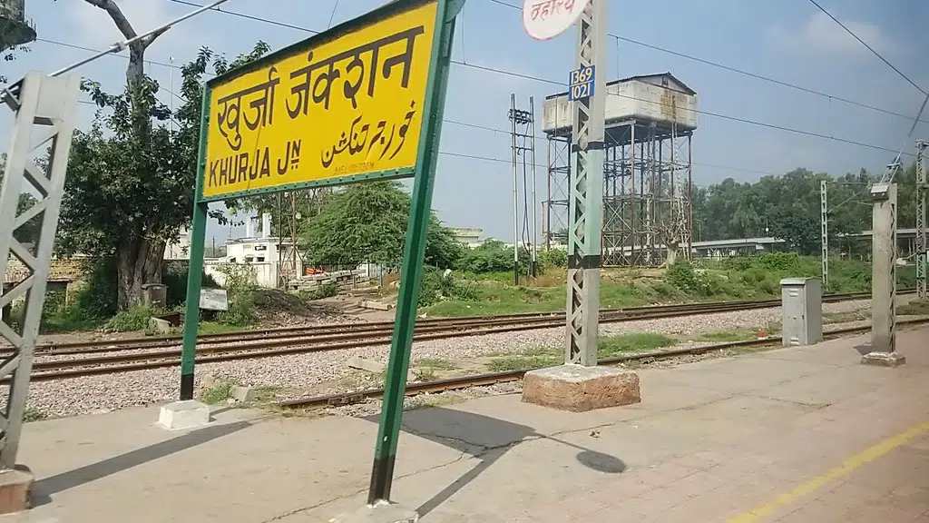 Khurja Junction railway station