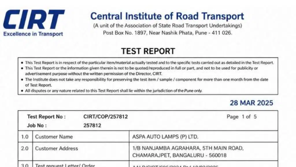 Aspa Auto Lamps Pvt. Ltd.
