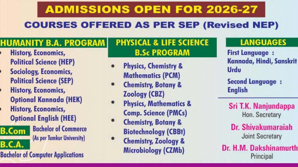 Sree Siddaganga PU College for Women