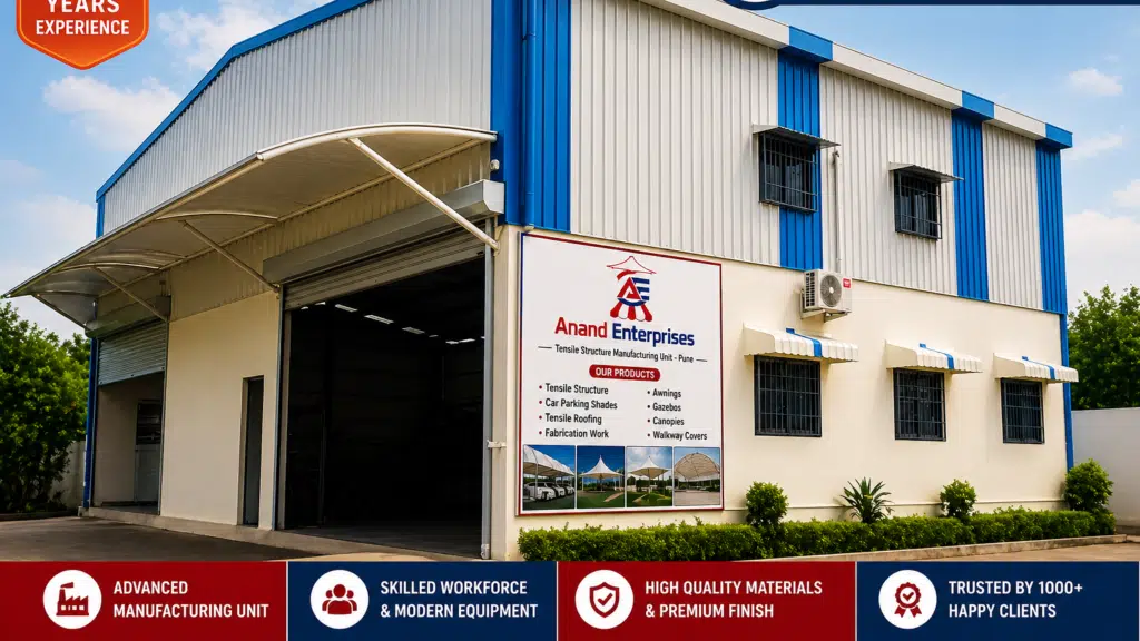 Anand Awning Industries I Awning in Pune I Awning And Tensile Structure Manufacture