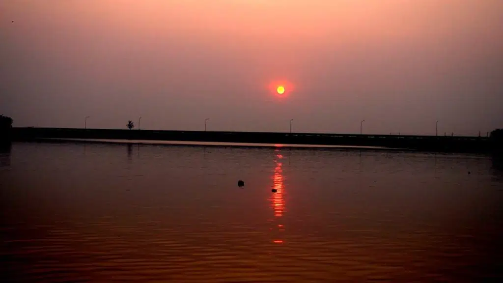 Flaming Birds Watching Point in Diksal near Bhigwan - Ujani Dam