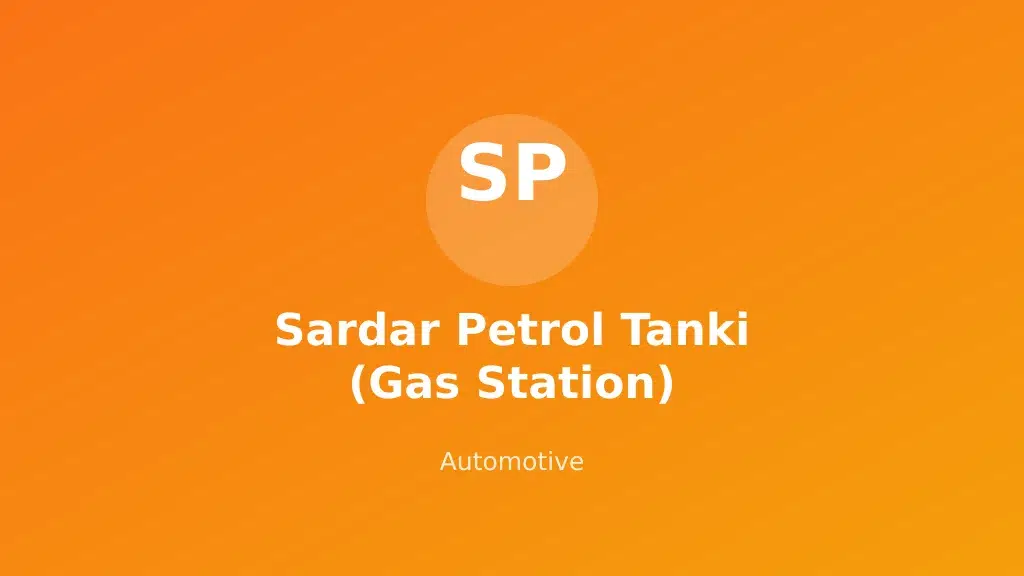 Sardar Petrol Tanki (Gas Station)