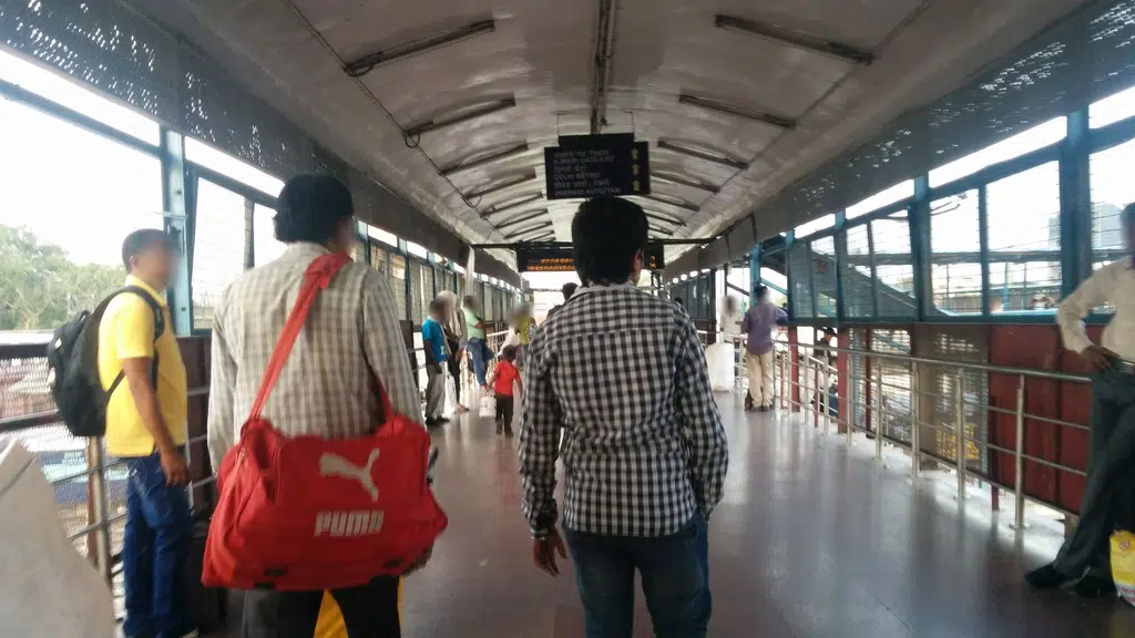 Platform No. 4 - Delhi Railway Station