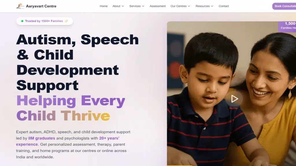 AARYAVART-Centre for Autism and Special Needs