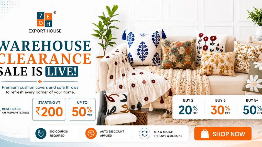Export House - India's Best Home Decor Handloom Store
