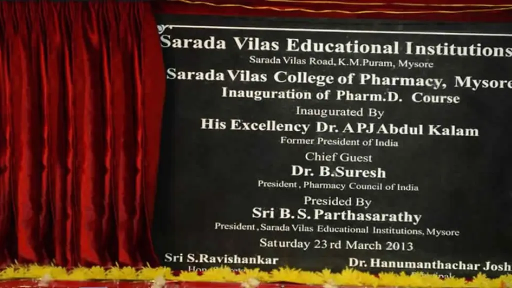 Sarada Vilas College of Pharmacy