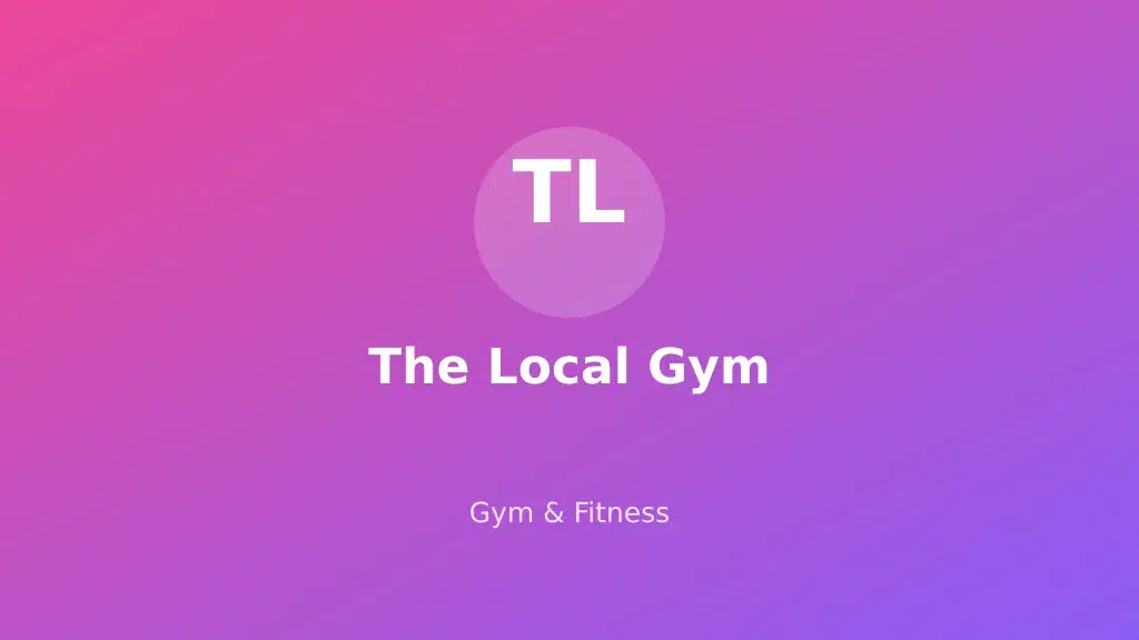 The Local Gym