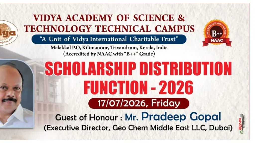 Vidya Academy of Science & Technology Technical Campus, Kilimanoor