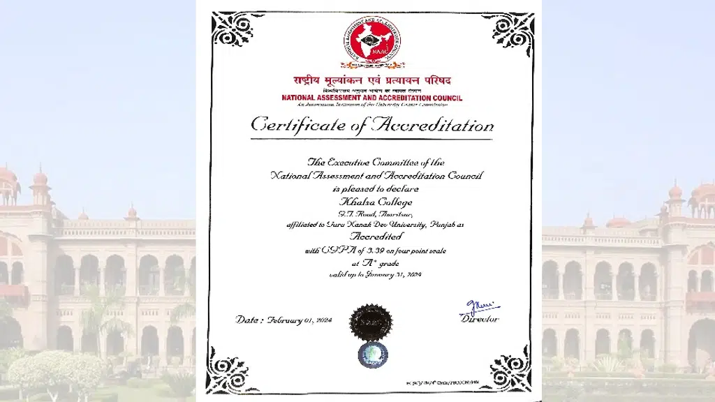 Department of Journalism and Mass Communication Khalsa College Amritsar