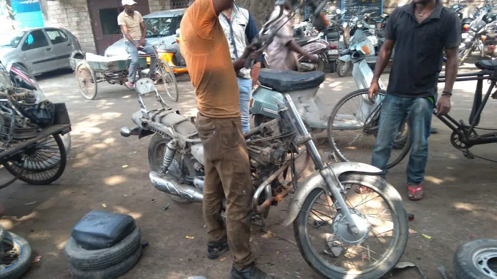 Mayapuri Tyre Market