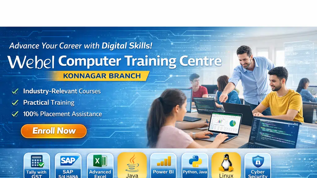 WEBEL Konnagar - Computer Training Institute under Department of IT & Electronics, Government of West Bengal